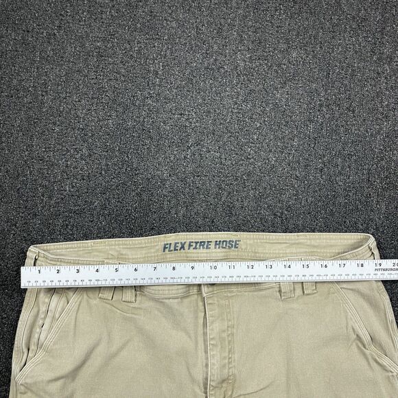 Duluth Pants Flex Fire Hose Standard Fit Pants Men Beige Size 42x30 - Picture 3 of 5